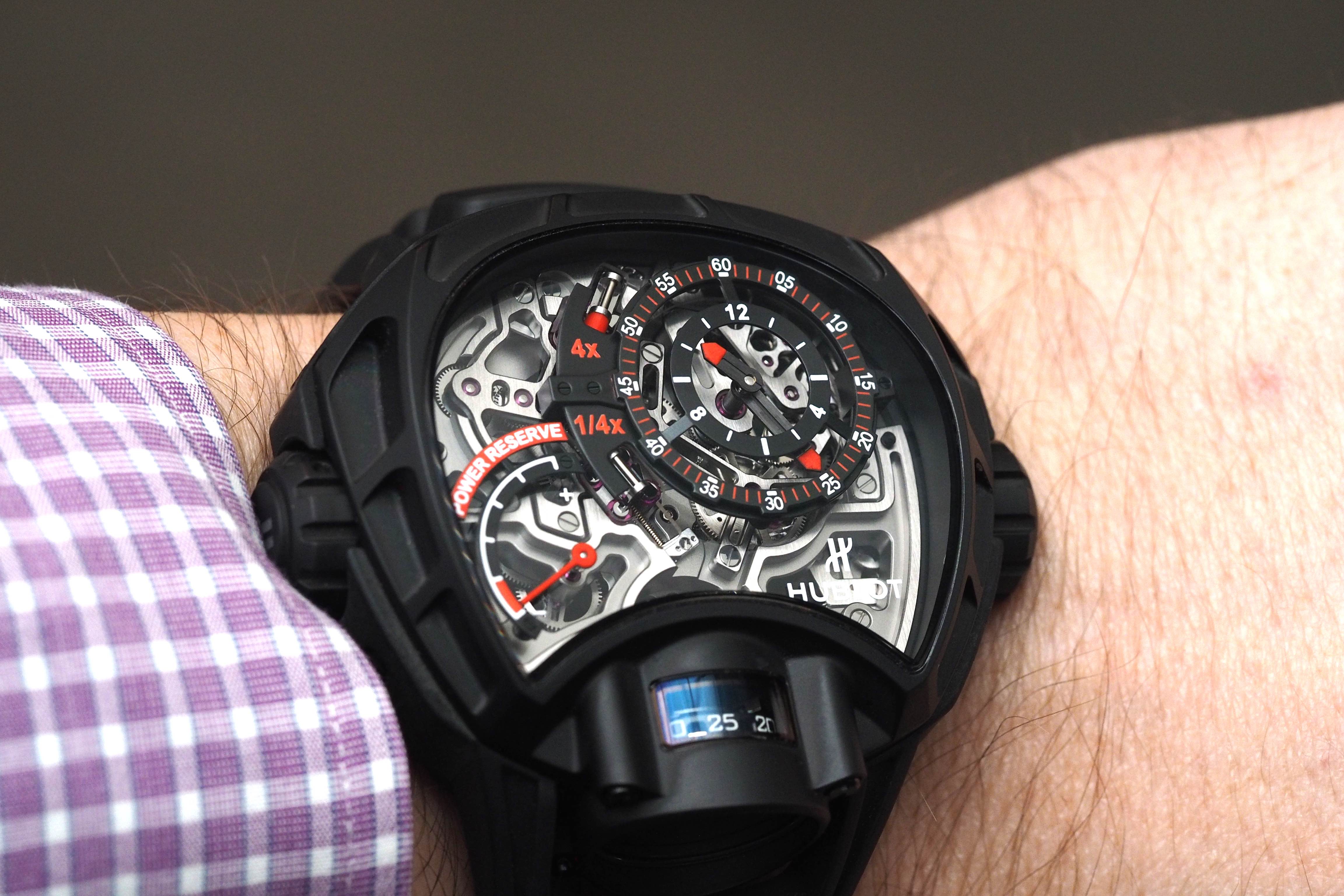 Hublot MP Skeleton Dial, Titanium, Key of Time, Manual Winding