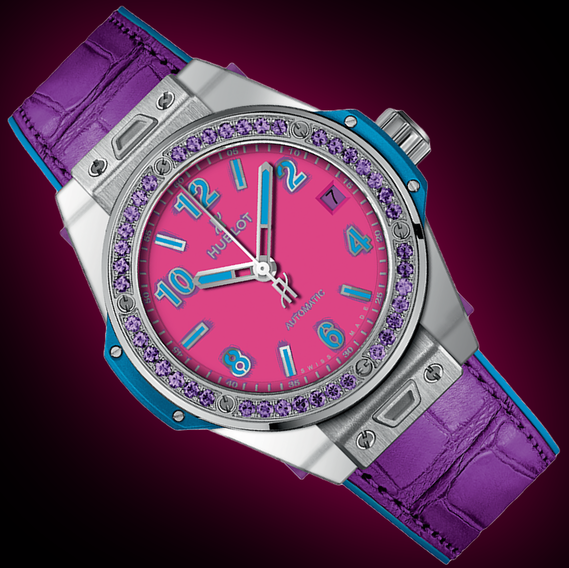 Hublot Big Bang Pop Art 465.SV Pink Dial, Stainless Steel, 39.0 mm