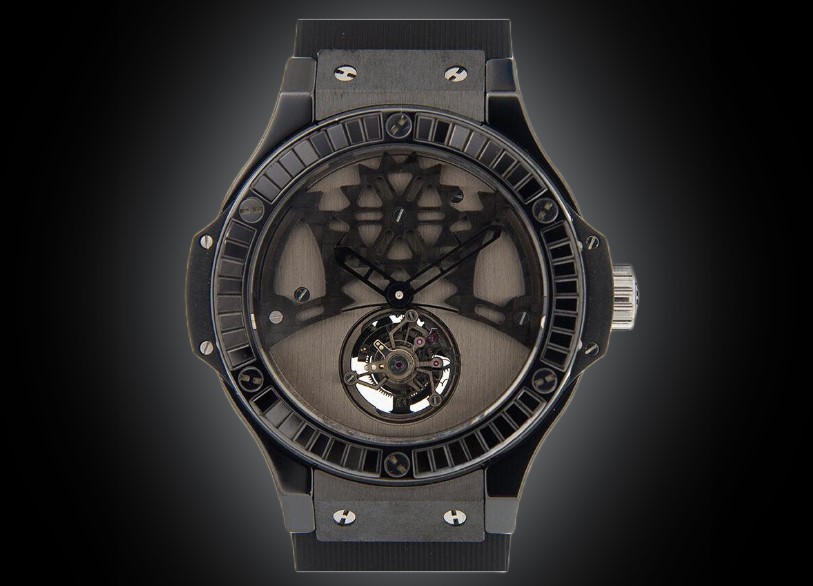 Tourbillon Hublot Ceramic Hublot Big Bang Unico Monopusher - Main Image