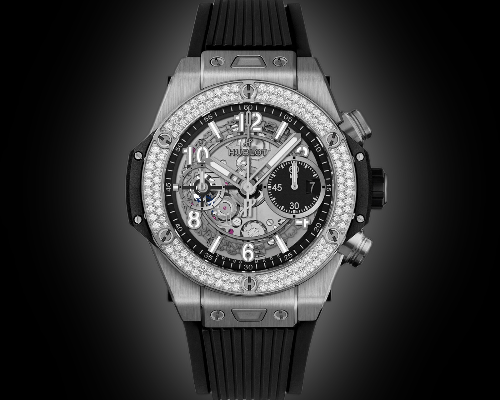 【＼(^^)／/-11/13 20:00】unico MOLN Square Bang Unico Titanium Diamonds 42 mm | Hublot