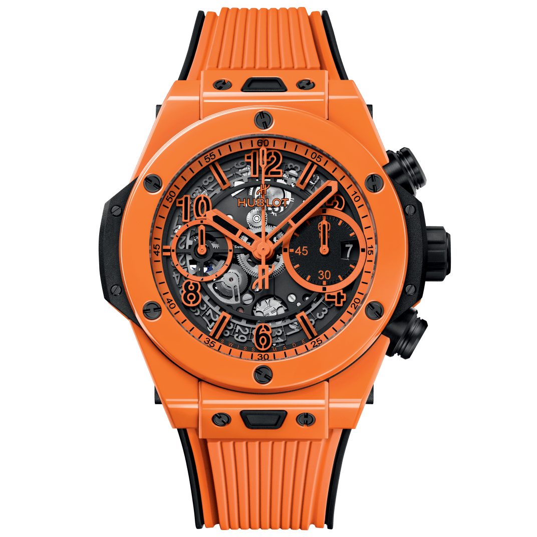 Hublot Big Bang Unico Orange Dial, mm, Manual Winding