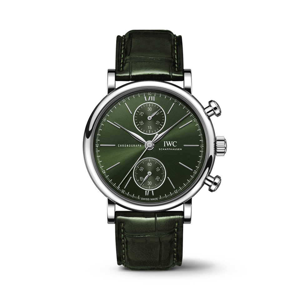 ＩＷＣ IWC Portofino 3914 Green Dial, Stainless Steel, 39.0 mm, Chronograph