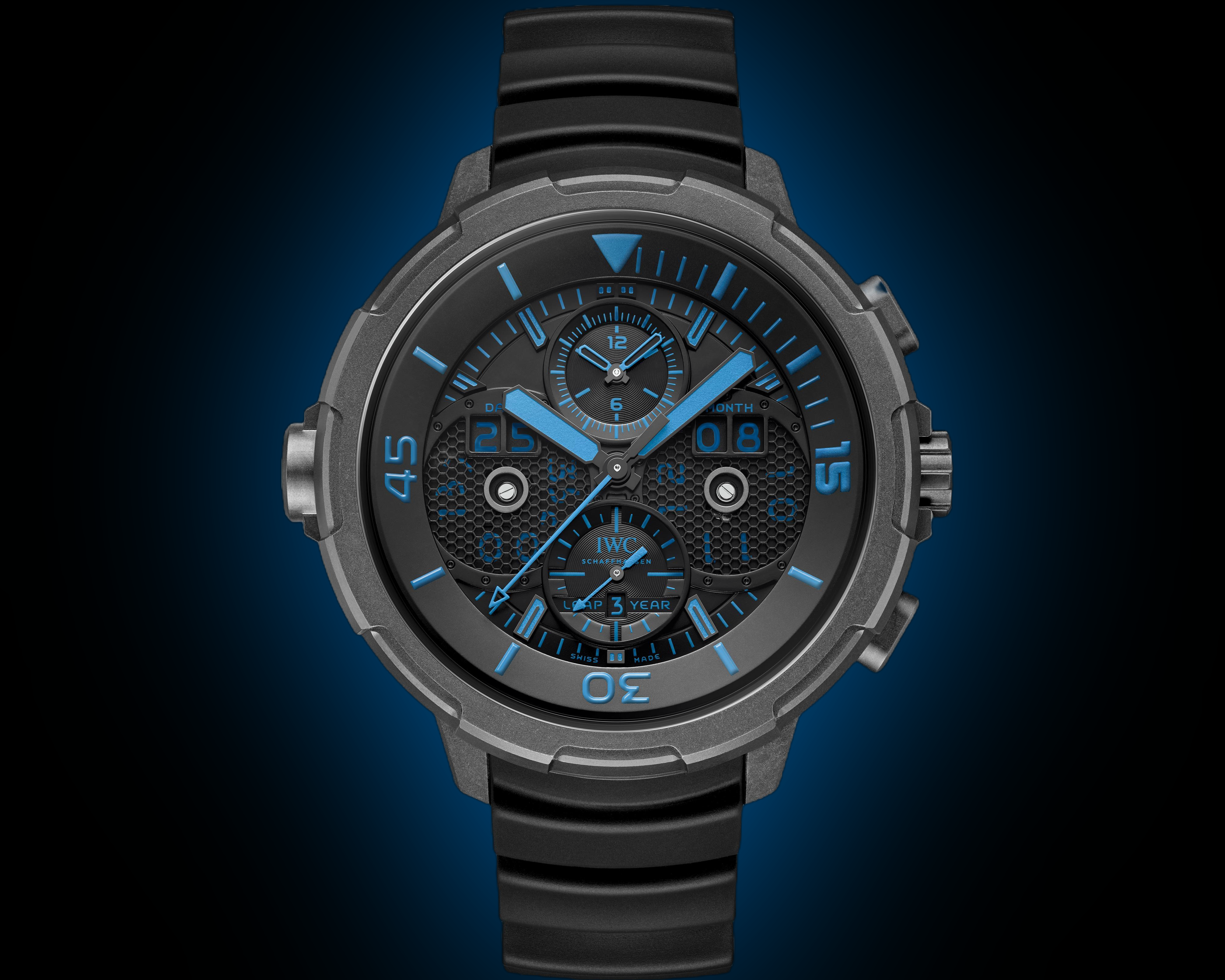 IWC Aquatimer 3794 Black Dial, Ceratanium®, mm, Perpetual