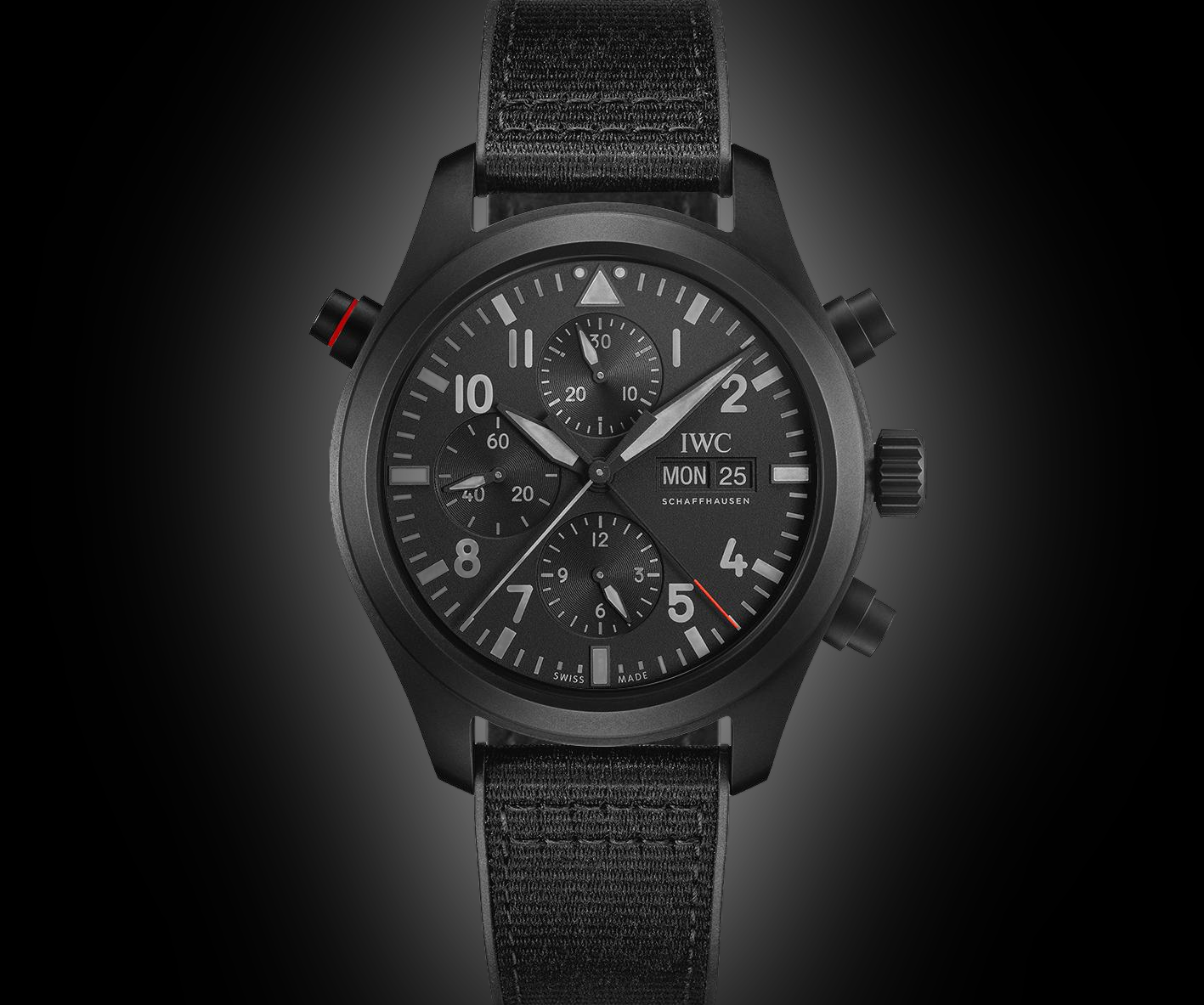 IWC Pilot's Watches 3718 Black Dial, Ceratanium®, mm, Double