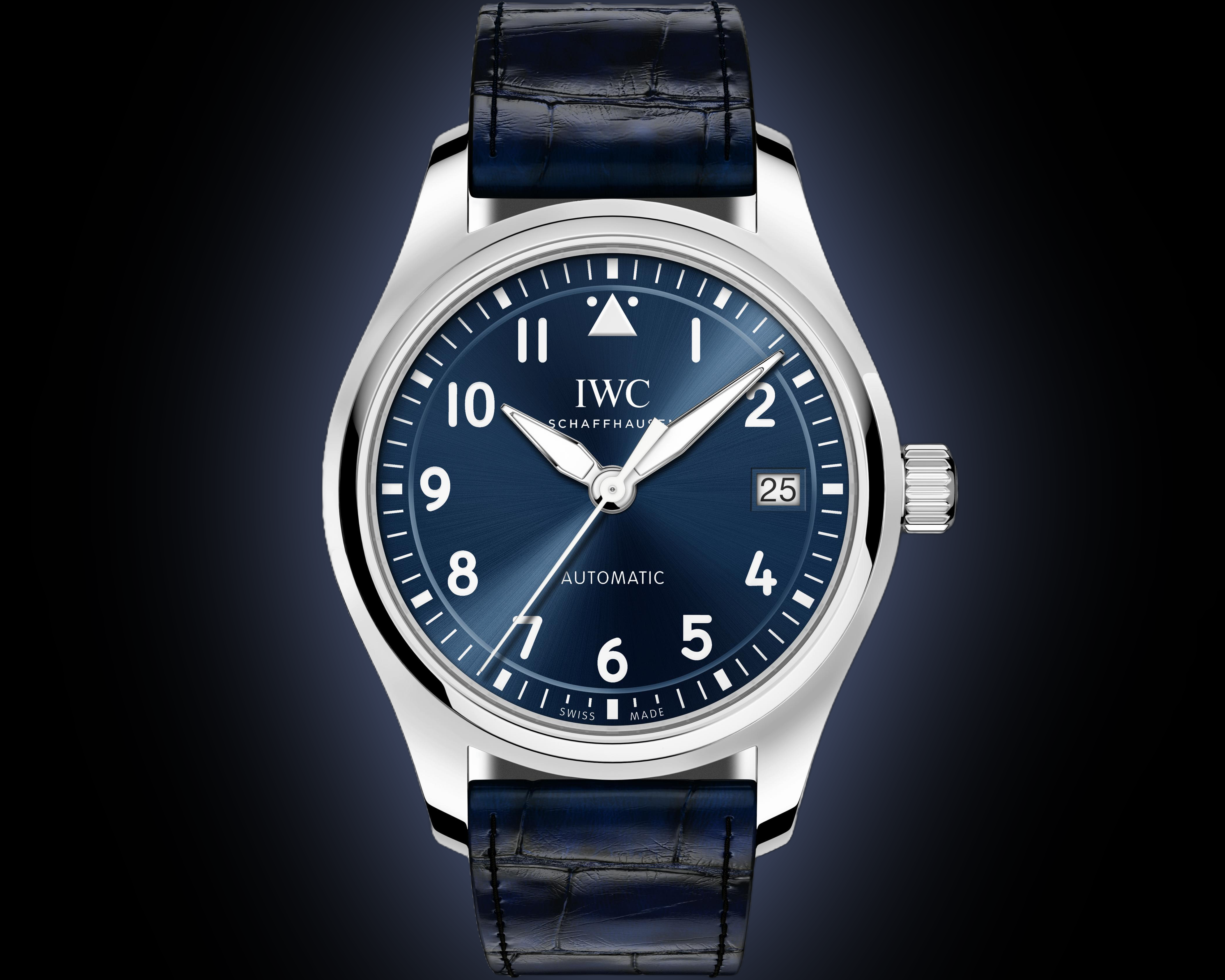 IWC Pilot's Watches 3240 Blue Dial, Stainless Steel, 36.0 mm, Self