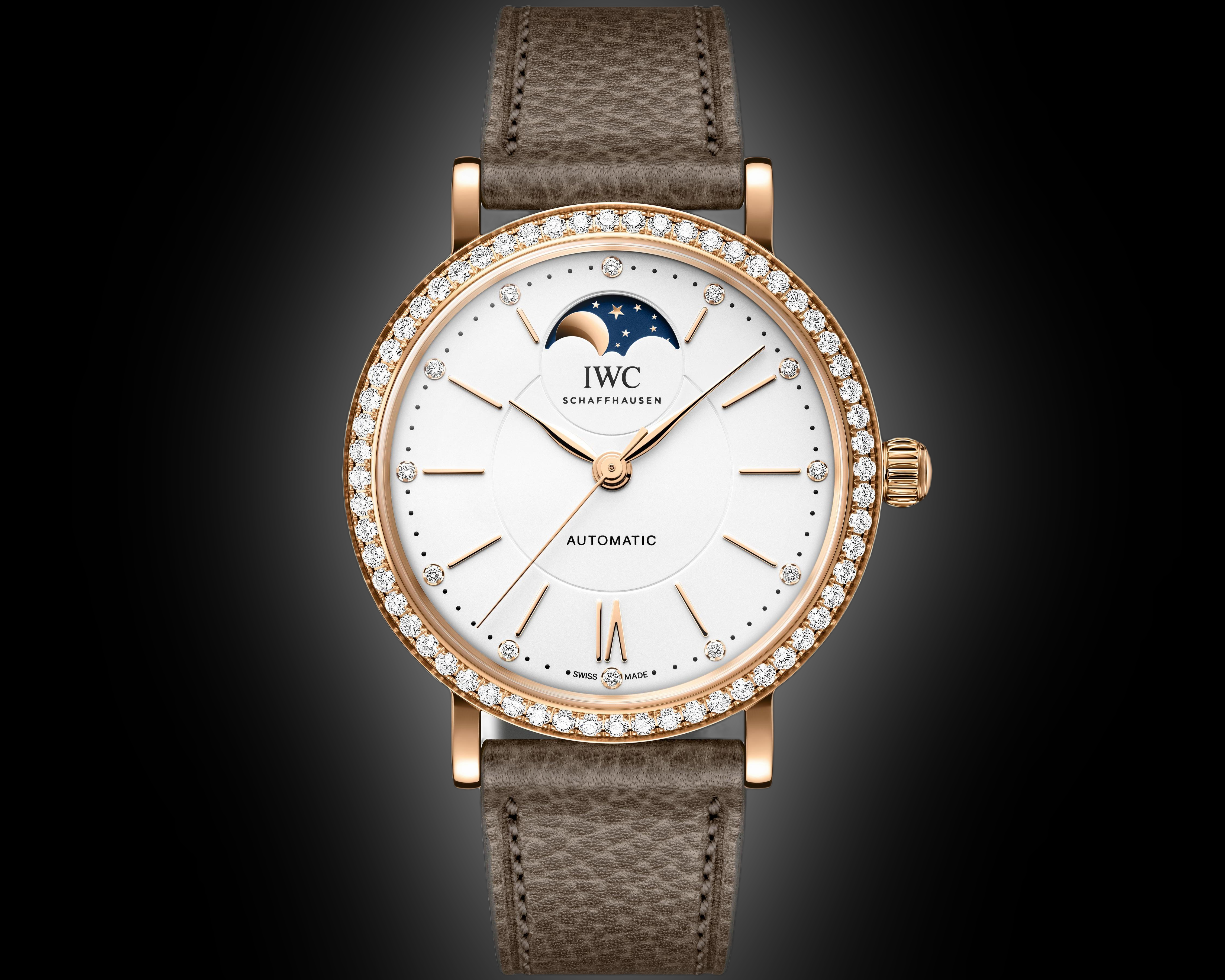 IWC Portofino 6596 Silver Dial, 18 ct 5N Gold, 37.1 mm, Moon Phase