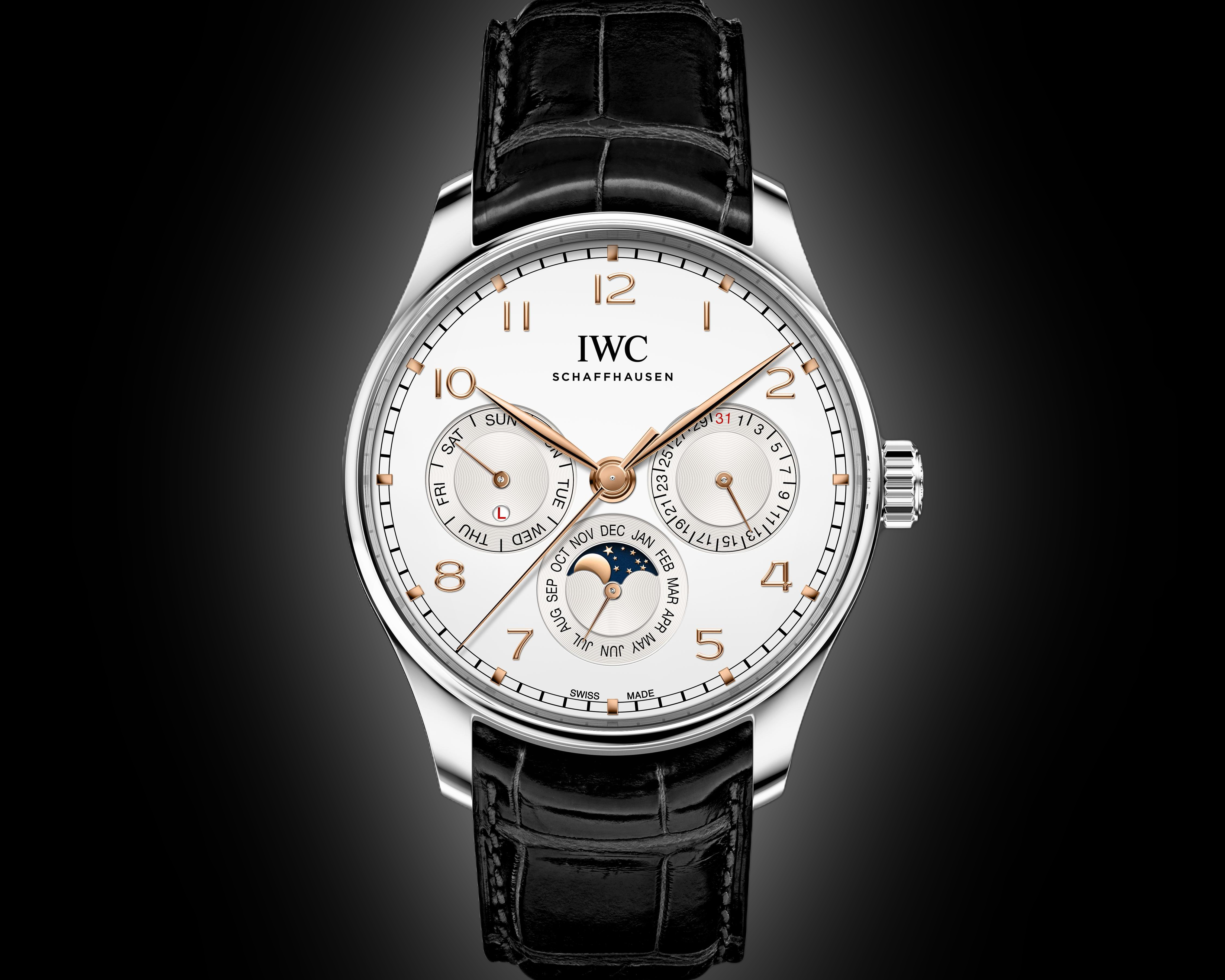 IWC Portugieser 3442 Silver Dial, Stainless Steel, 42.4 mm