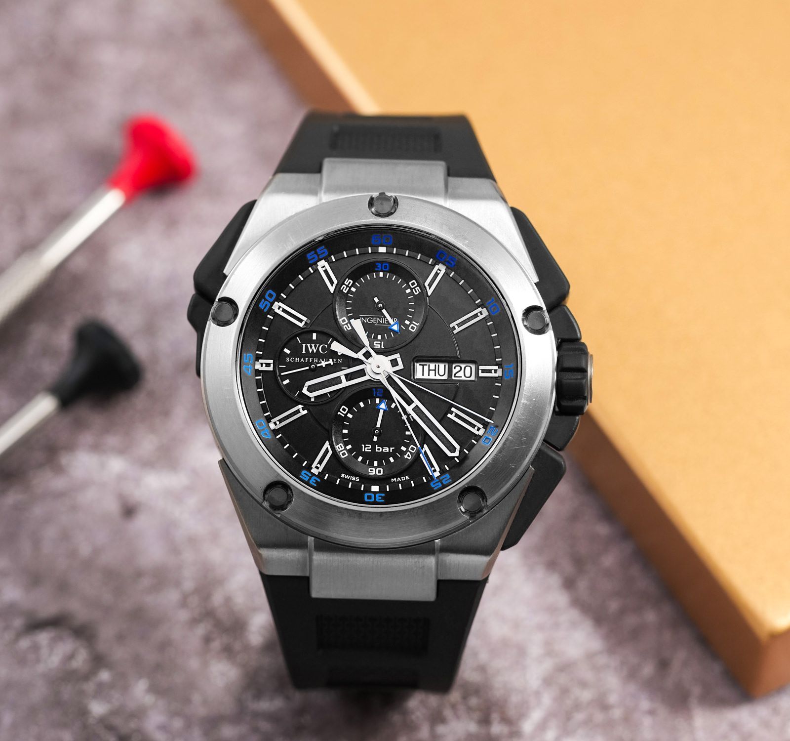 IWC Ingenieur 3289 Blue Dial, Stainless Steel, mm, Self Winding