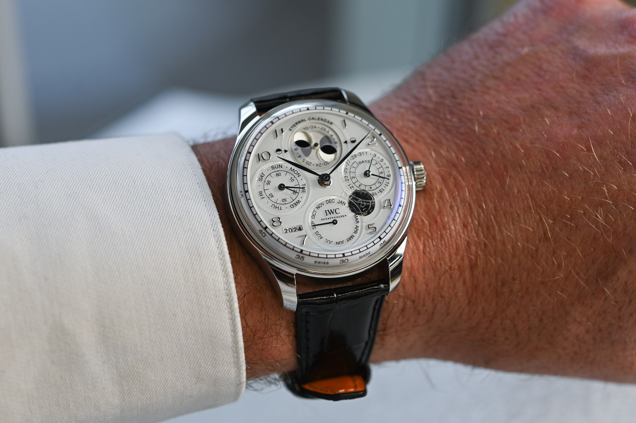 IWC Portugieser 5057 White Dial, Platinum, mm, Self Winding