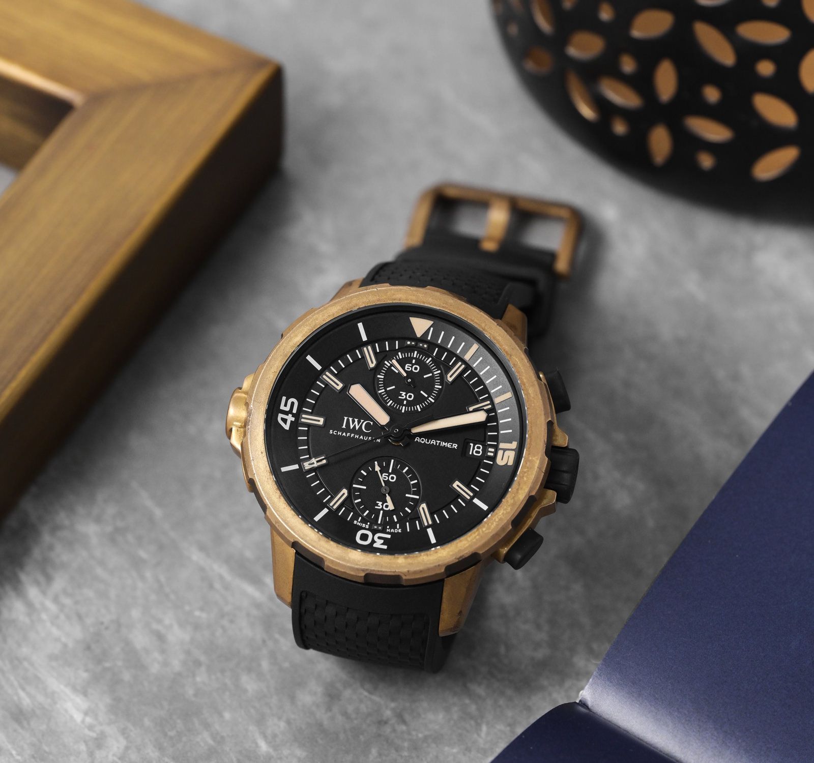 IWC Aquatimer 3795 Black Dial, Bronze, 44.0 mm, Edition