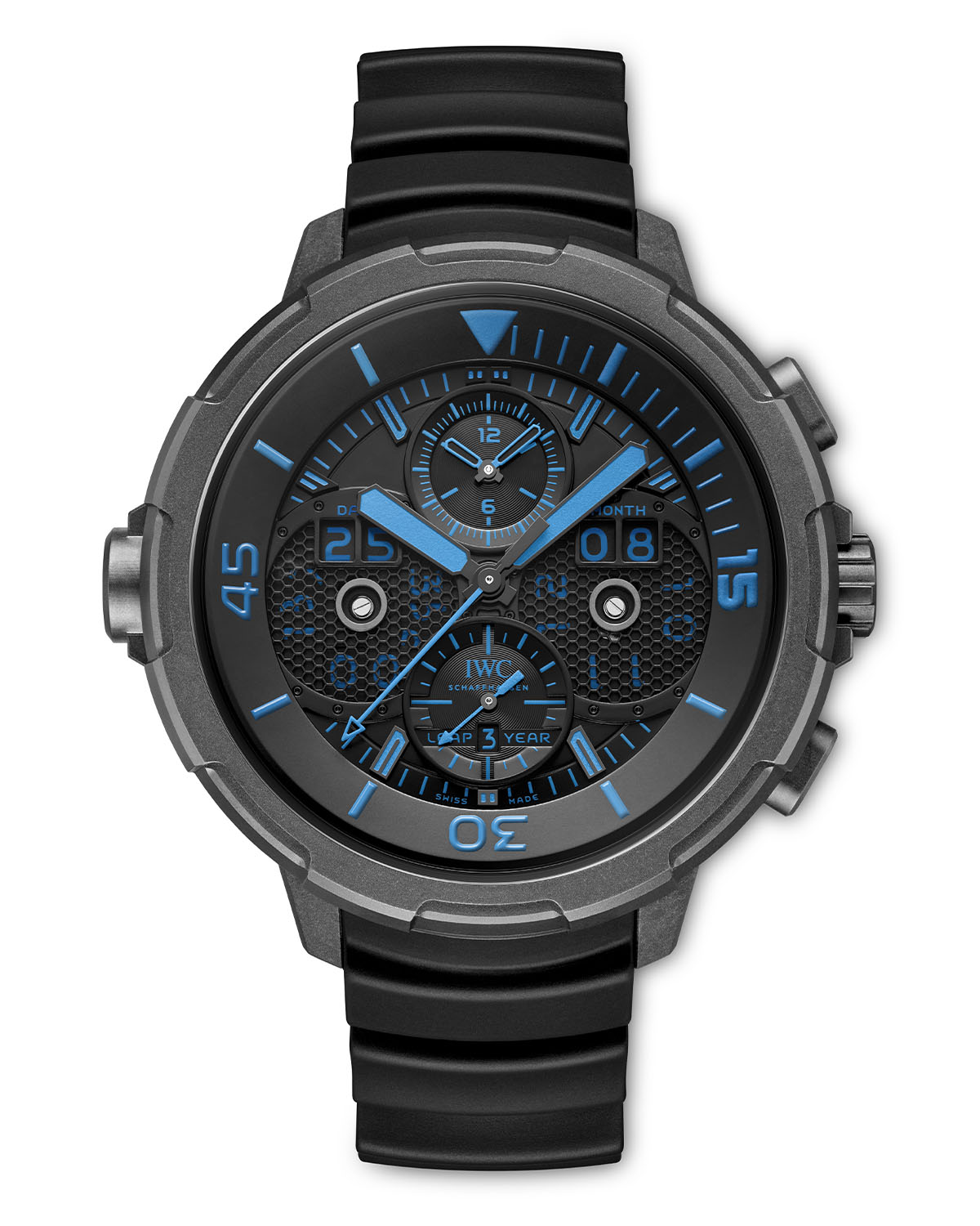 IWC Aquatimer 3794 Black Dial, Ceratanium®, mm, Perpetual