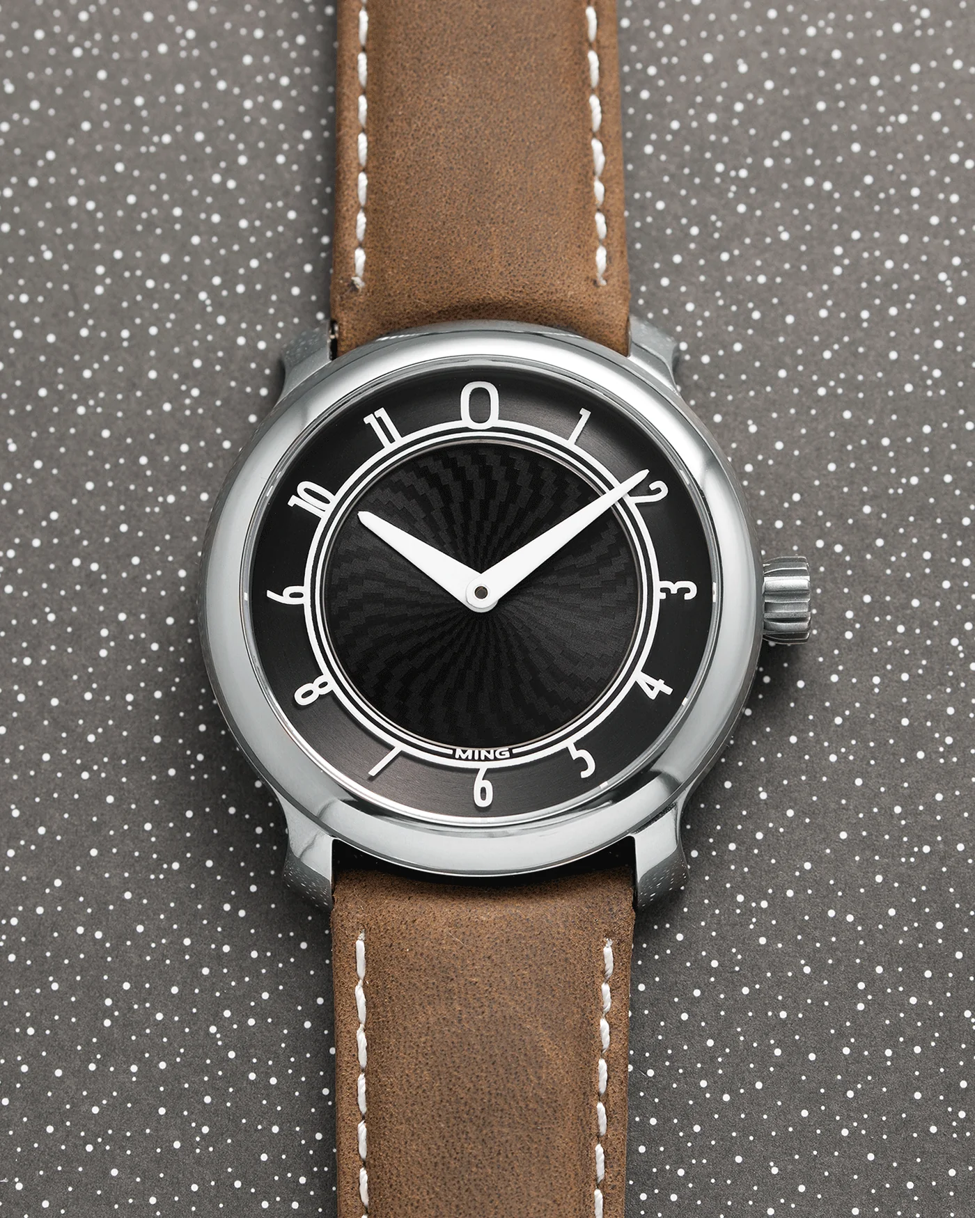 Ming 17XX 17.03 BB Edition, Burgundy Dial, Anodized Titanium, 38 mm