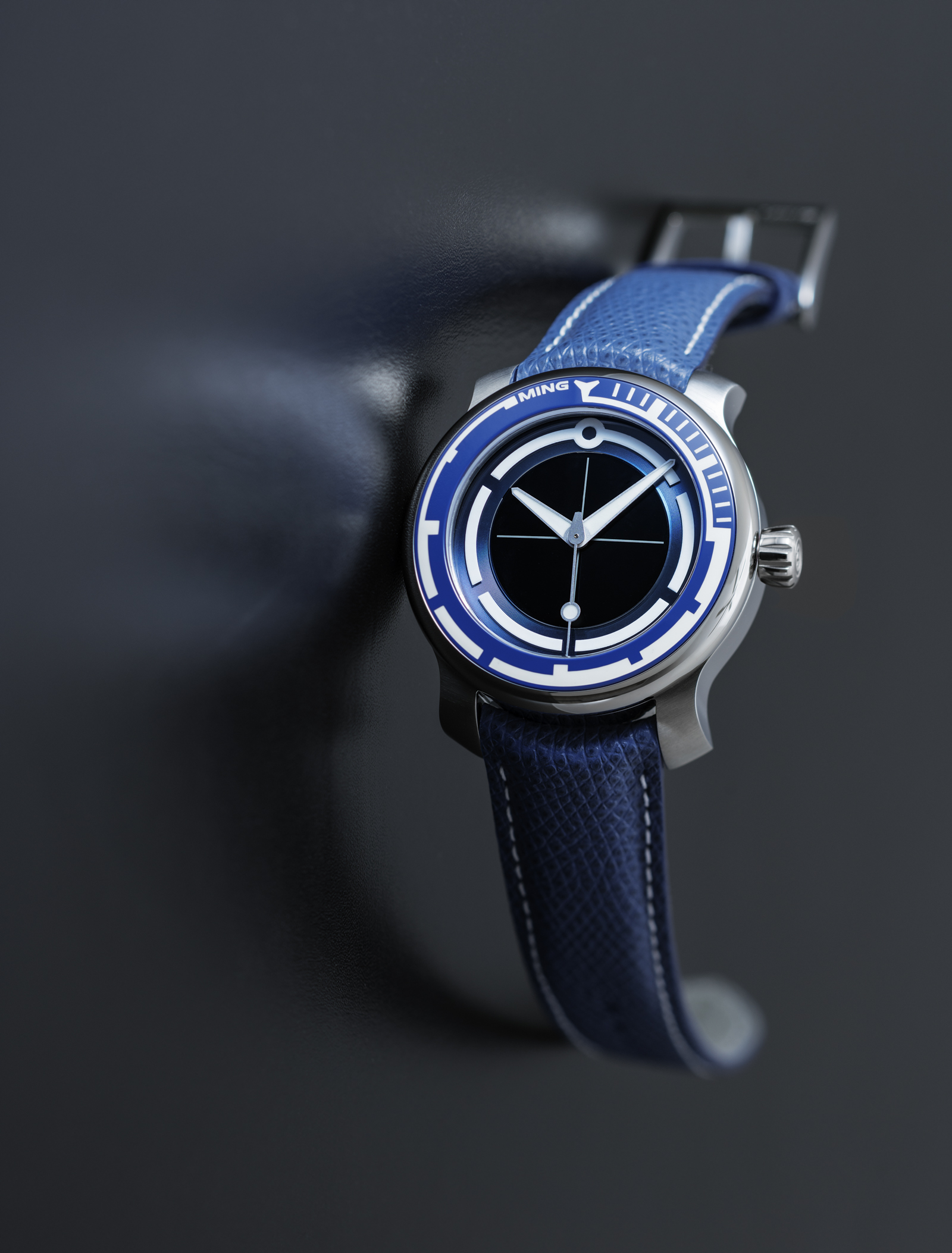 Ming 18XX 18.01 Abyss Concept, Black Dial, Stainless Steel, 40 mm