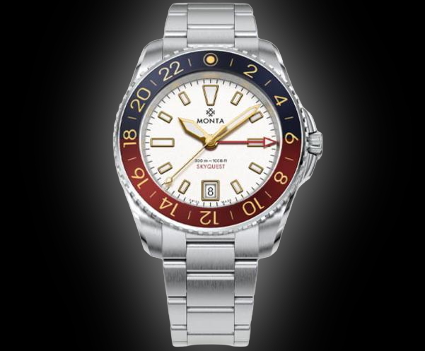 Monta Skyquest 24-Hour with Date, Opalin Silver Dial