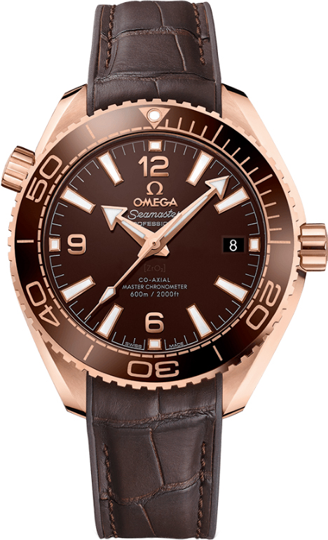 Omega Seamaster Planet Ocean 6000M 215.63 Brown Dial, 18K Sedna