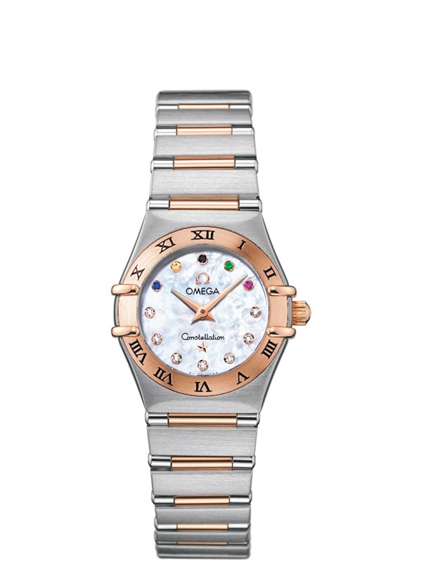 Omega Constellation 22.5 111.20 White Dial, Red Gold