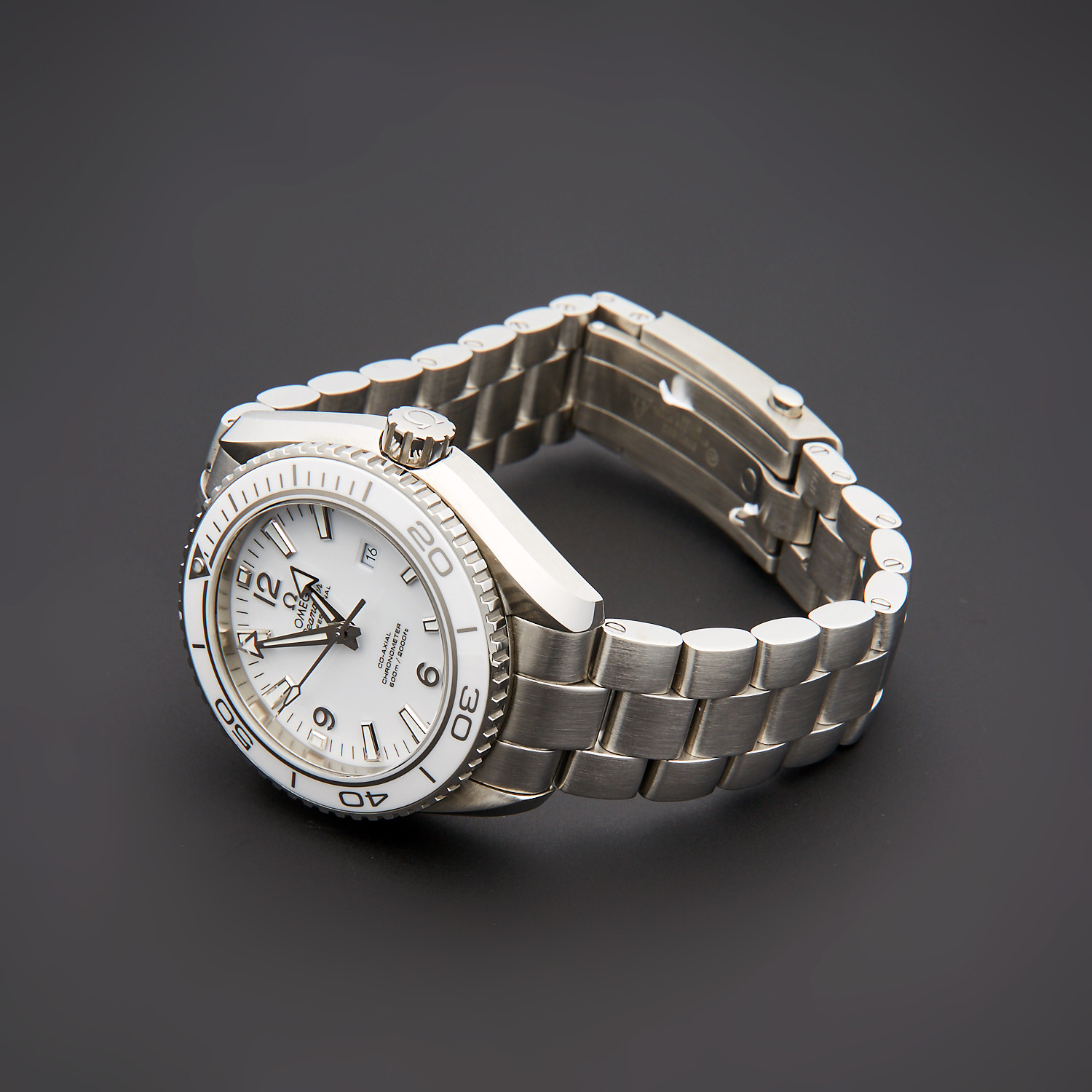 Omega Seamaster Planet Ocean 6000M White Dial, Stainless