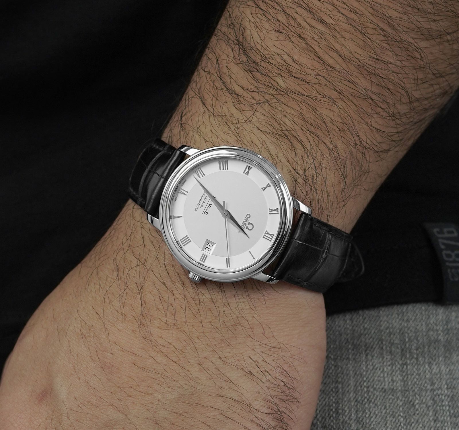 Omega De Ville Prestige 4875.31 Silver Dial, Stainless Steel, 36.5