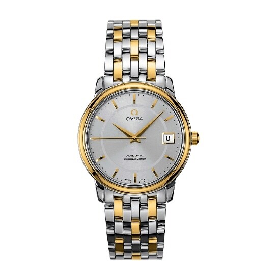 Omega De Ville Prestige 4300.31 Silver Dial, Yellow Gold, 34.7 mm