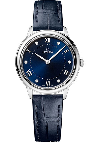 Omega De Ville Prestige 434.13 Blue Dial, Stainless Steel