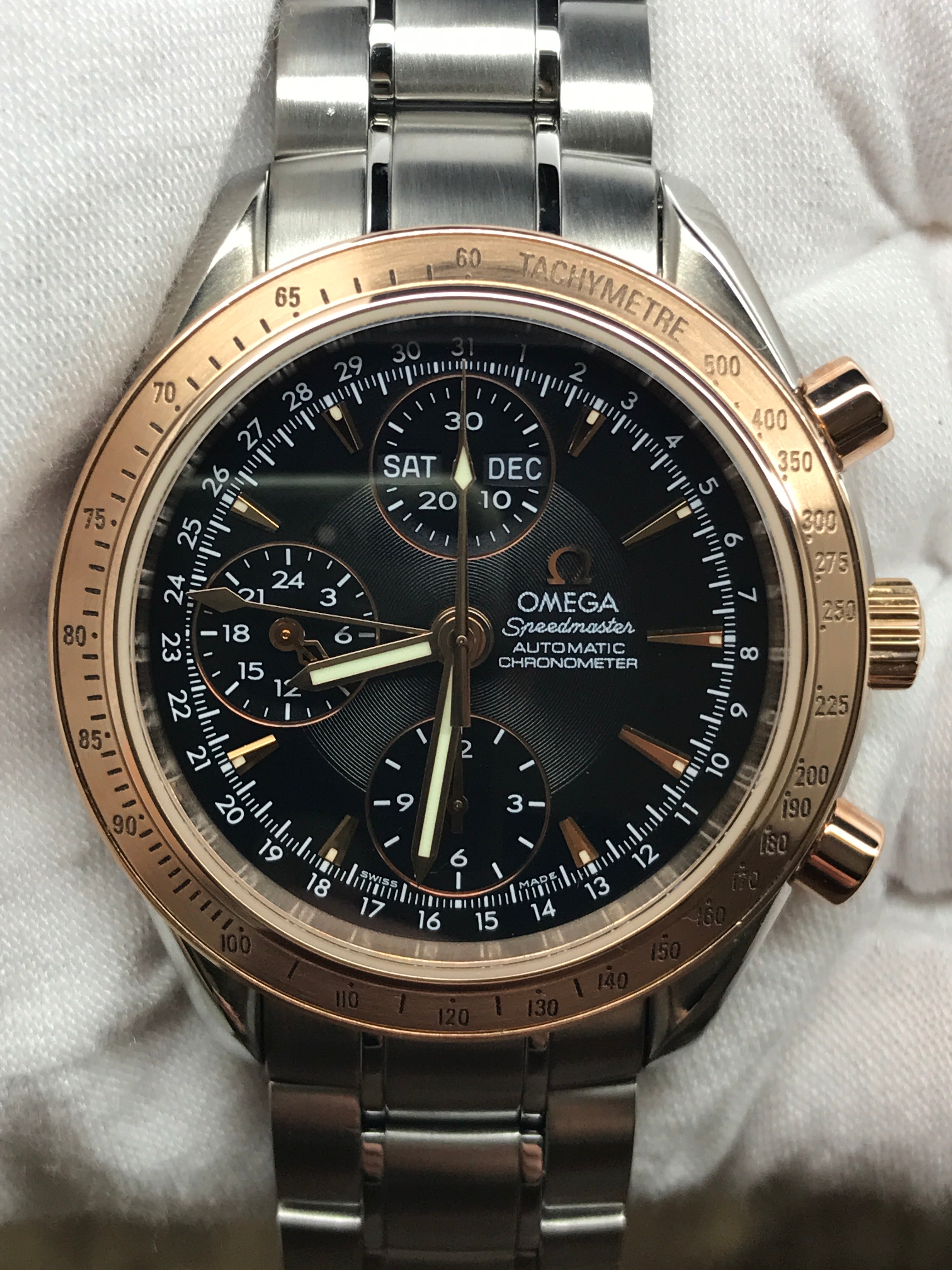 OMEGA Speedmaster 323.21.40.40.01.001 Chronograph Automatic Men\'s_950334 Omega Speedmaster Date Chronograph 40mm 323.21.40.40.01.001 main image 4