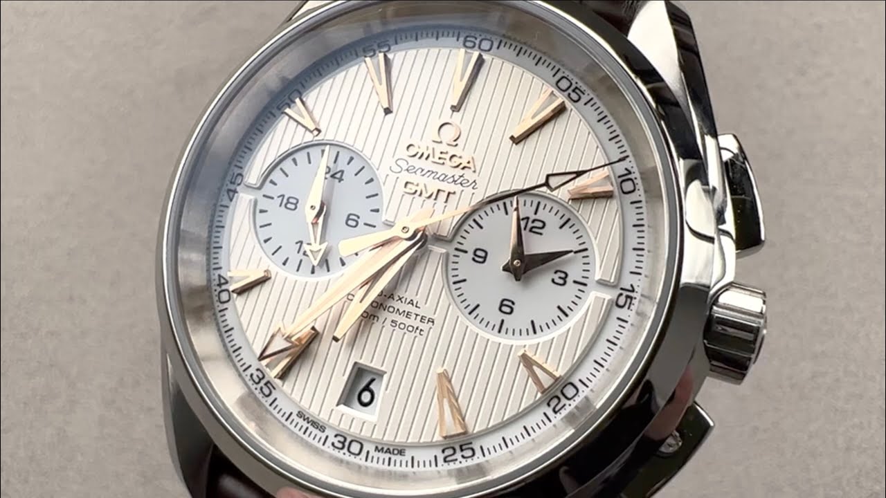 Axial Gmt Omega Seamaster Aqua Terra Gmt Chronograph Omega Aqua