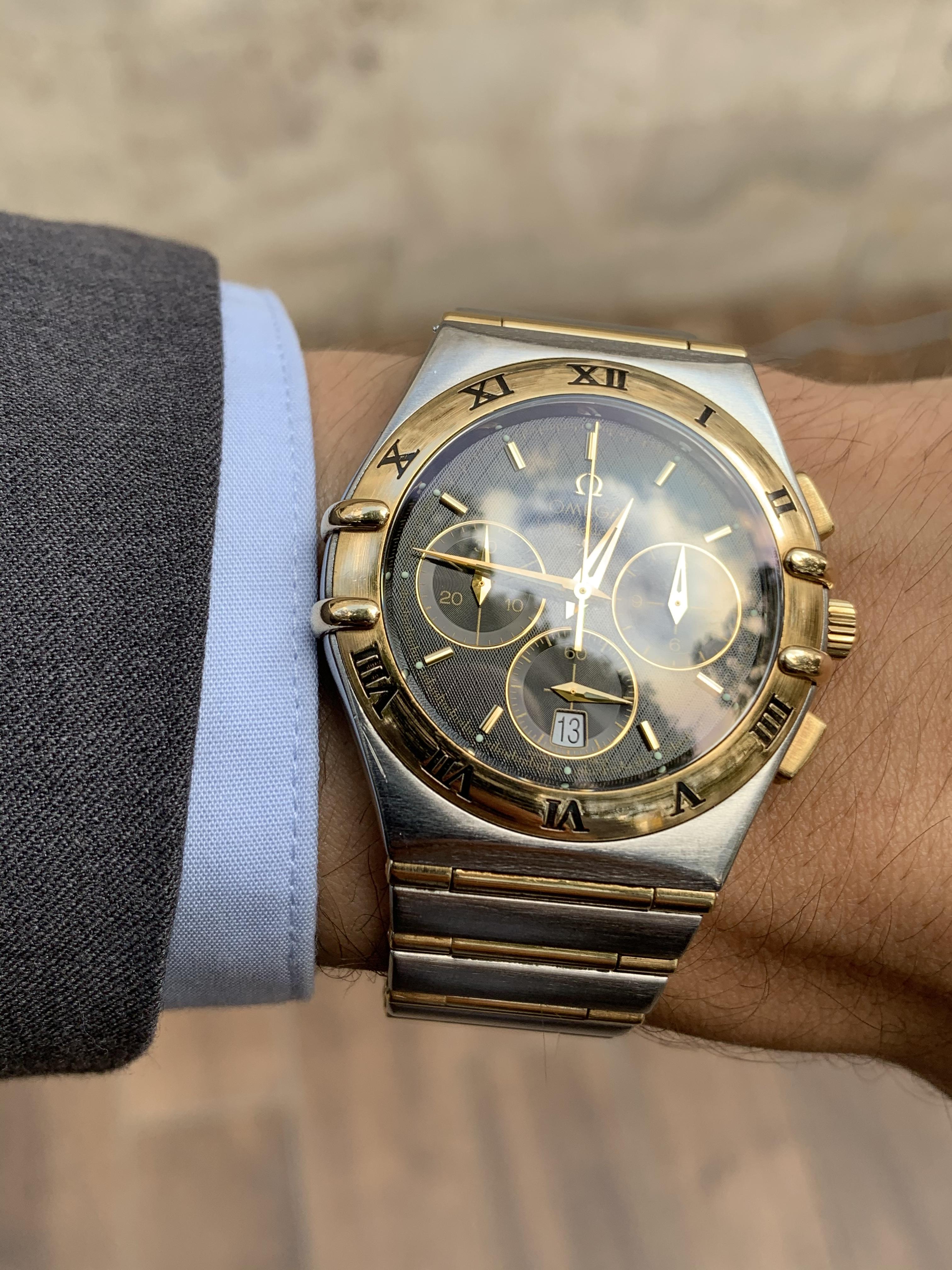 Omega Constellation 39 1242.50 Black Dial, Yellow Gold, 39.0 mm
