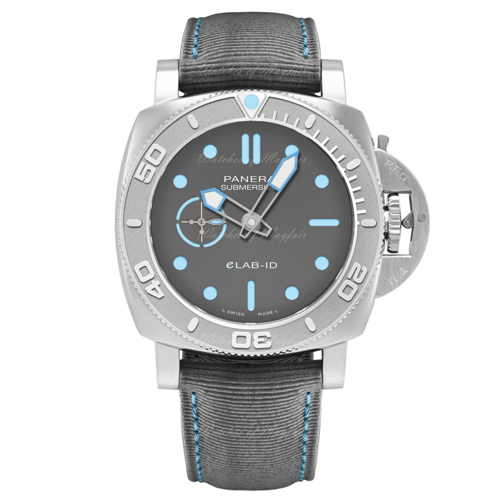 Panerai Submersible 01225 Grey Sandwich Dial, Titanium, mm