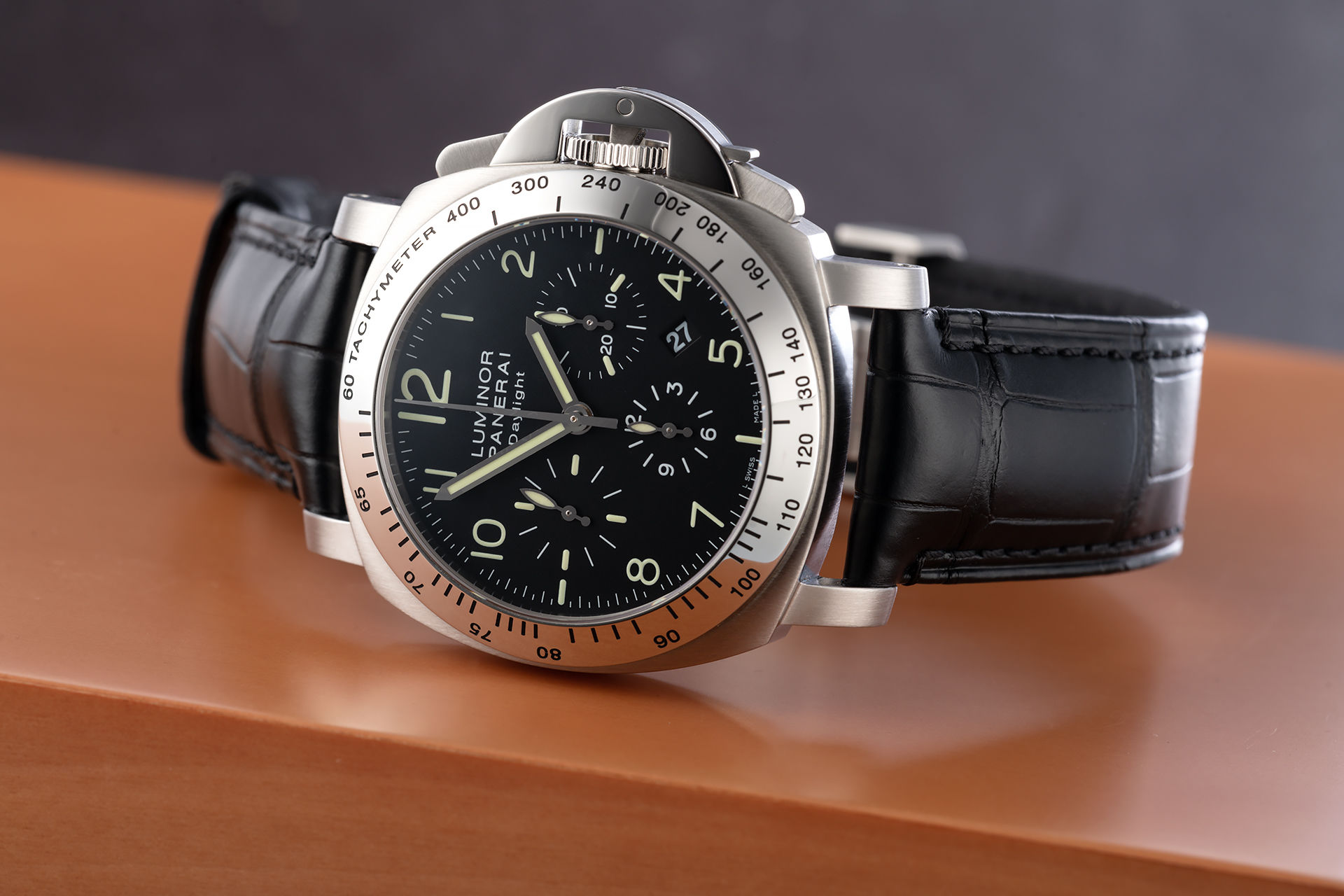 Panerai Luminor Chrono 00250 Black Dial, Stainless Steel, 44.0 mm
