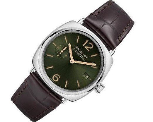 Panerai Radiomir Quaranta 01386 Green Dial, Stainless Steel, 40.0