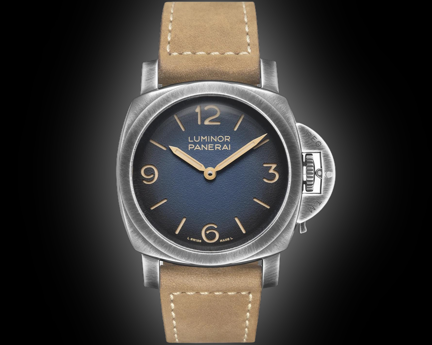 Panerai Radiomir 1940 00932 Blue Dial, Stainless Steel, mm