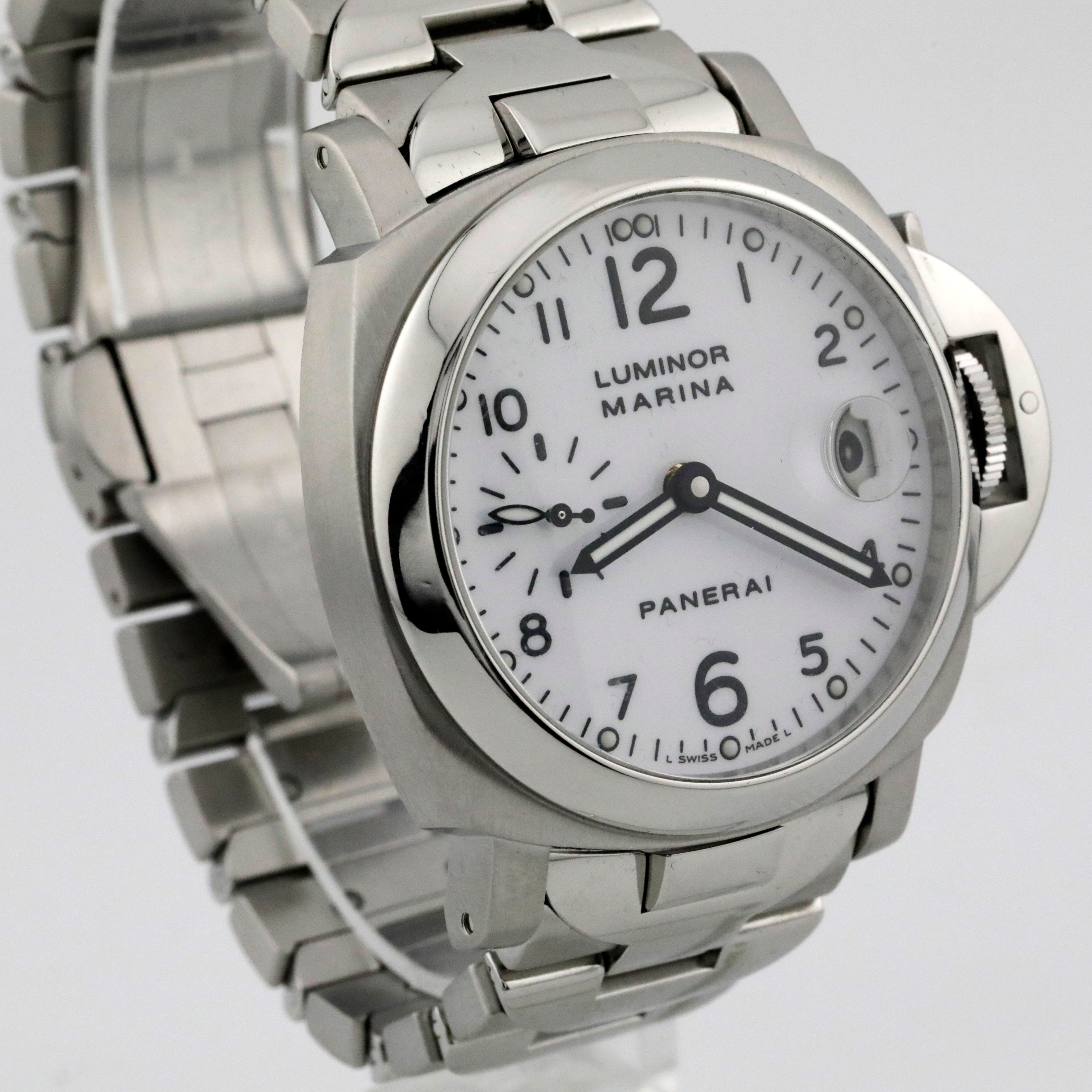 PANERAI Luminor Marina PAM00051 Date Small Second Automatic Men\'s Watch_953394 Panerai Luminor Marina Automatic 40mm Stainless Steel Date  main image 3
