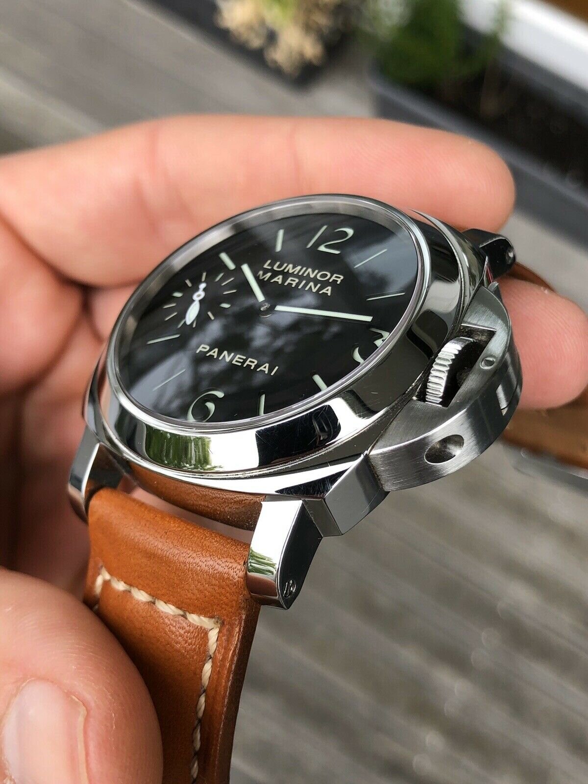Panerai Luminor Marina 00111 Black Dial, Stainless Steel, 44.0 mm 