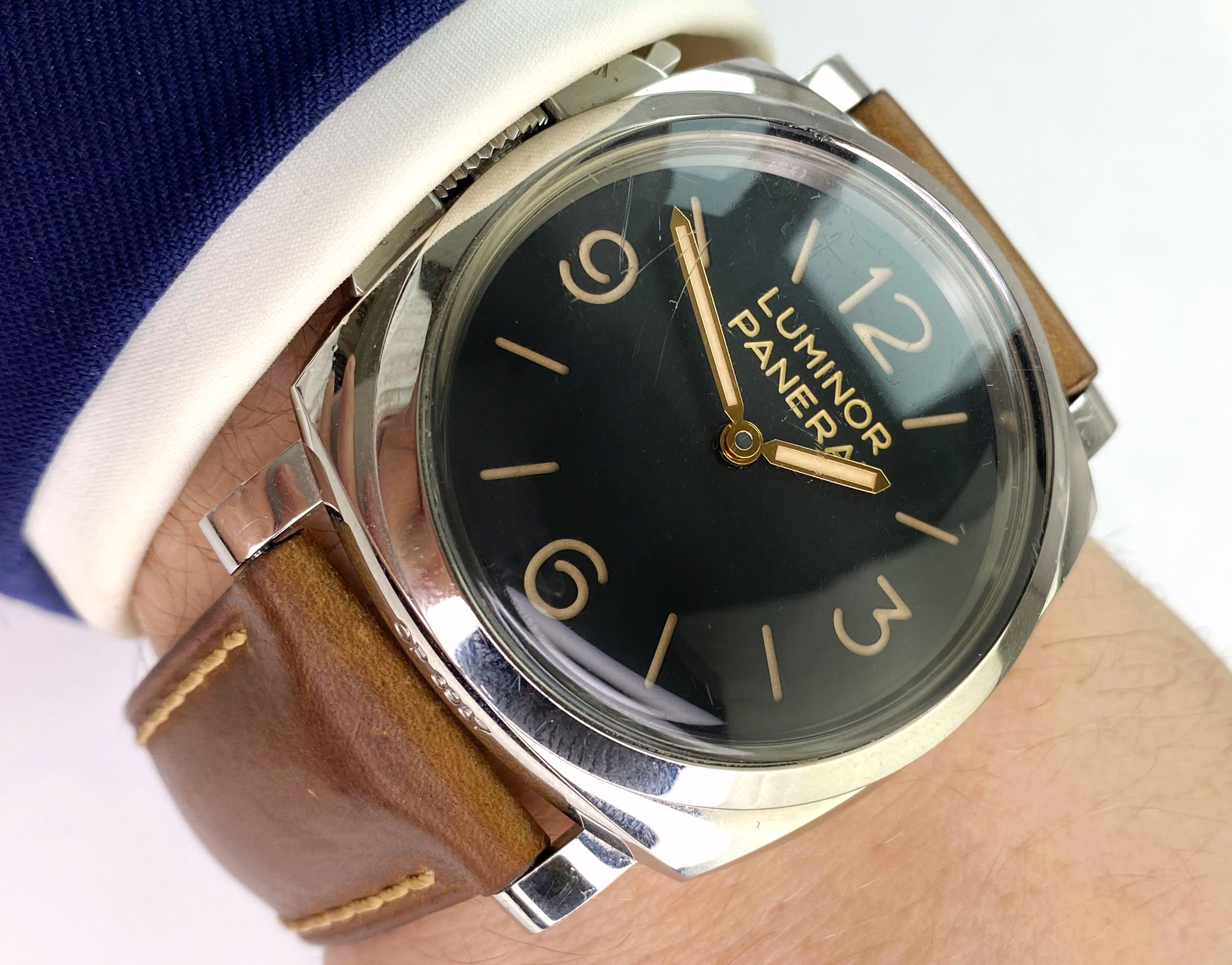 Panerai Luminor 1950 00557 Black Dial, Stainless Steel, 47.0 mm