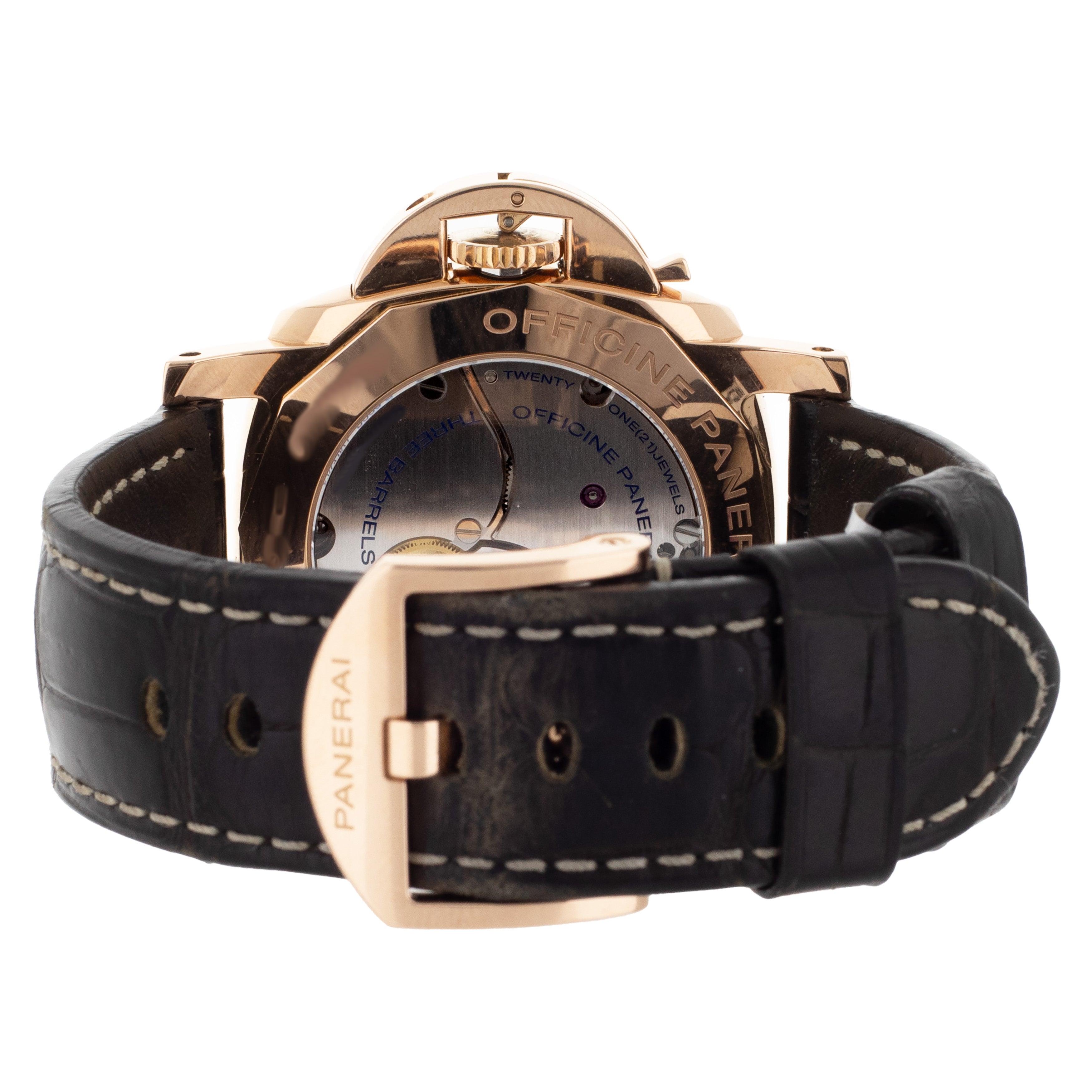 Panerai Luminor 1950 00576 Brown Dial, Red Gold, 44.0 mm, 8 Days