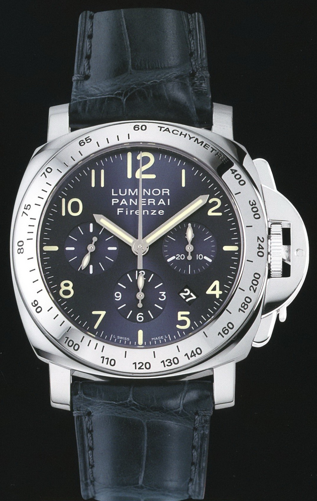 Panerai Luminor Chrono 00224 Blue Dial, Stainless Steel, 44.0 mm