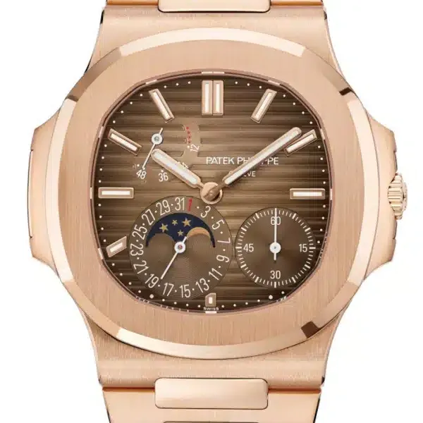 Patek Philippe Nautilus 5712 Brown Dial, Rose Gold, 40.0 mm
