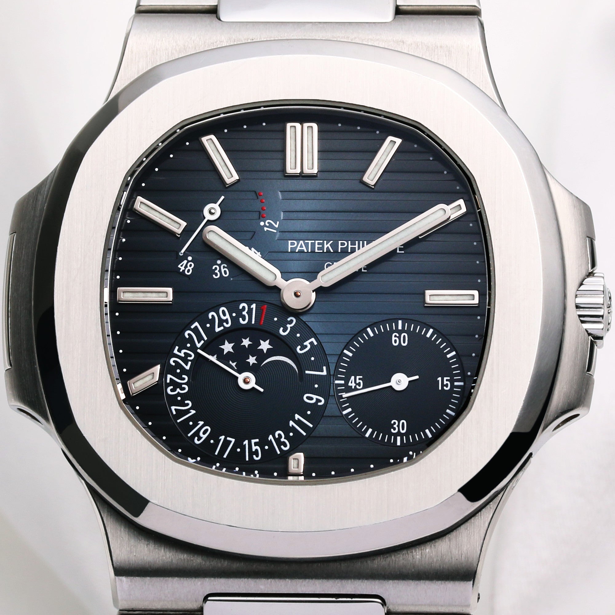 Patek Philippe Nautilus 5712 Blue Dial, Stainless Steel, mm