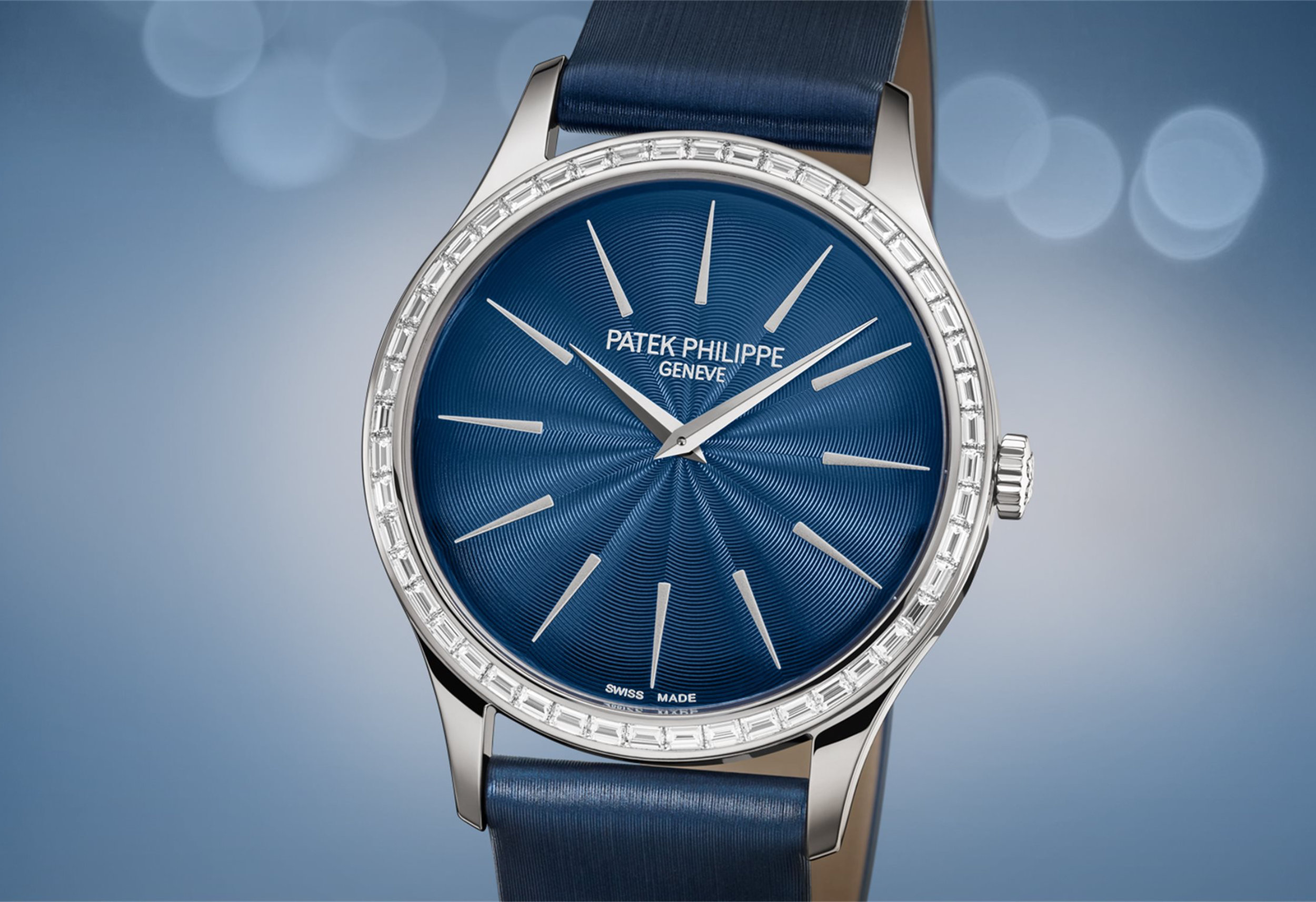 Patek Philippe Calatrava 4897 Night Blue Dial, 18kt White Gold