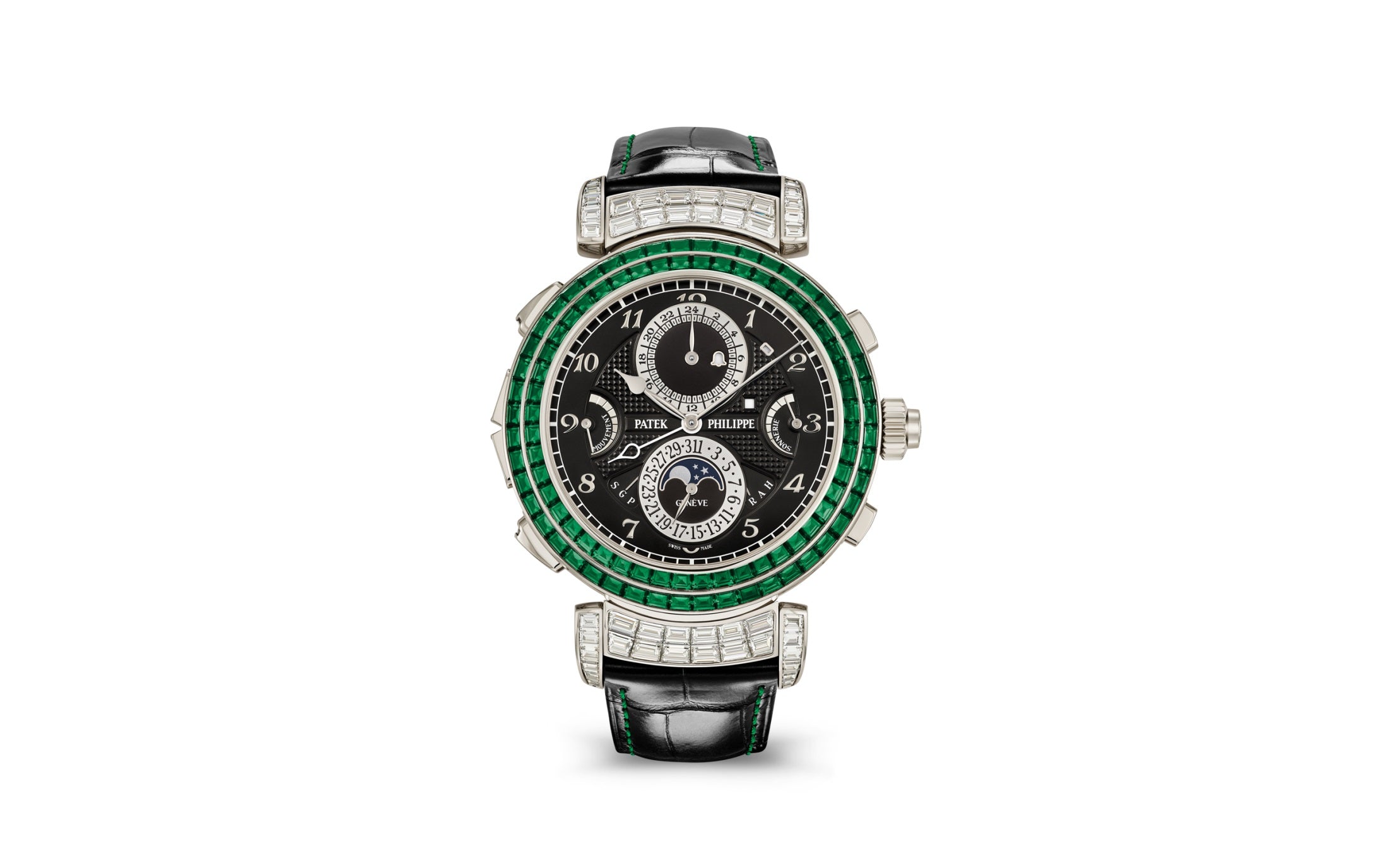 Patek Philippe Grand Complications 6300 Black Dial, White Gold 