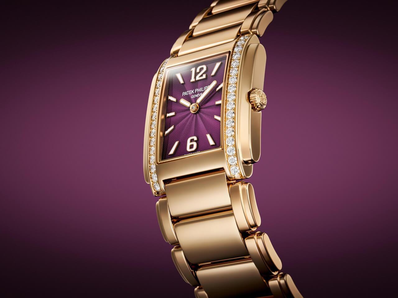 Women Gold Purple Elegant Stainless Steel Analog Creative Diamond Dial Watch 116233 | Diamond Gold Rolex Watch For Men | 36Mm | Purple  main image 3