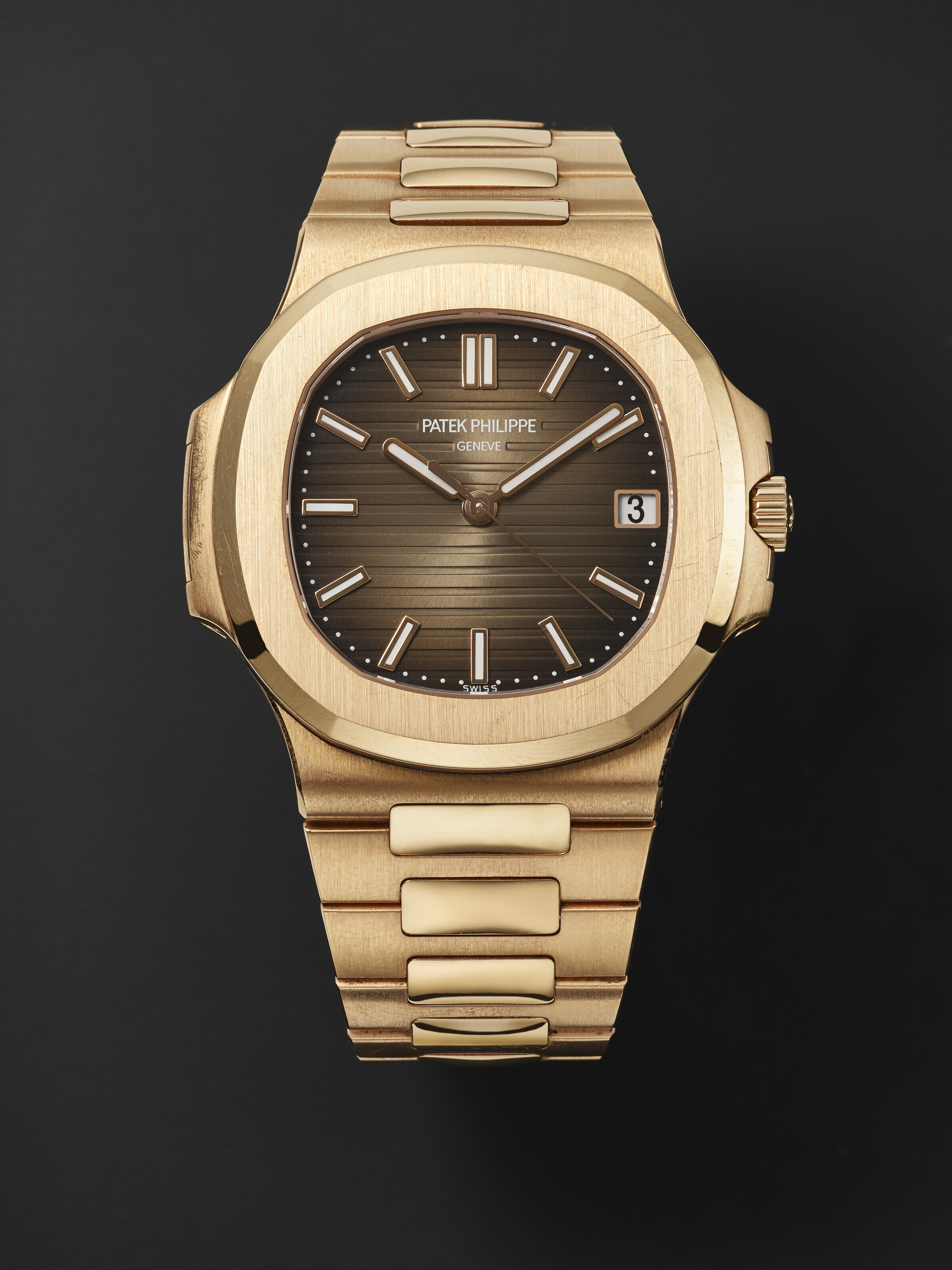 Patek Philippe Nautilus 5711R Brown Dial, Rose Gold, mm, Self