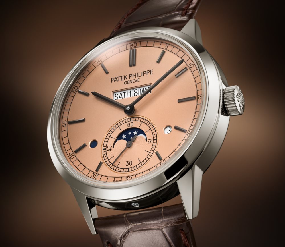 PATEK PHILIPPE ブラウン手袋 Mサイズ Patek Philippe Annual Calendar Moonphase – Analog:Shift