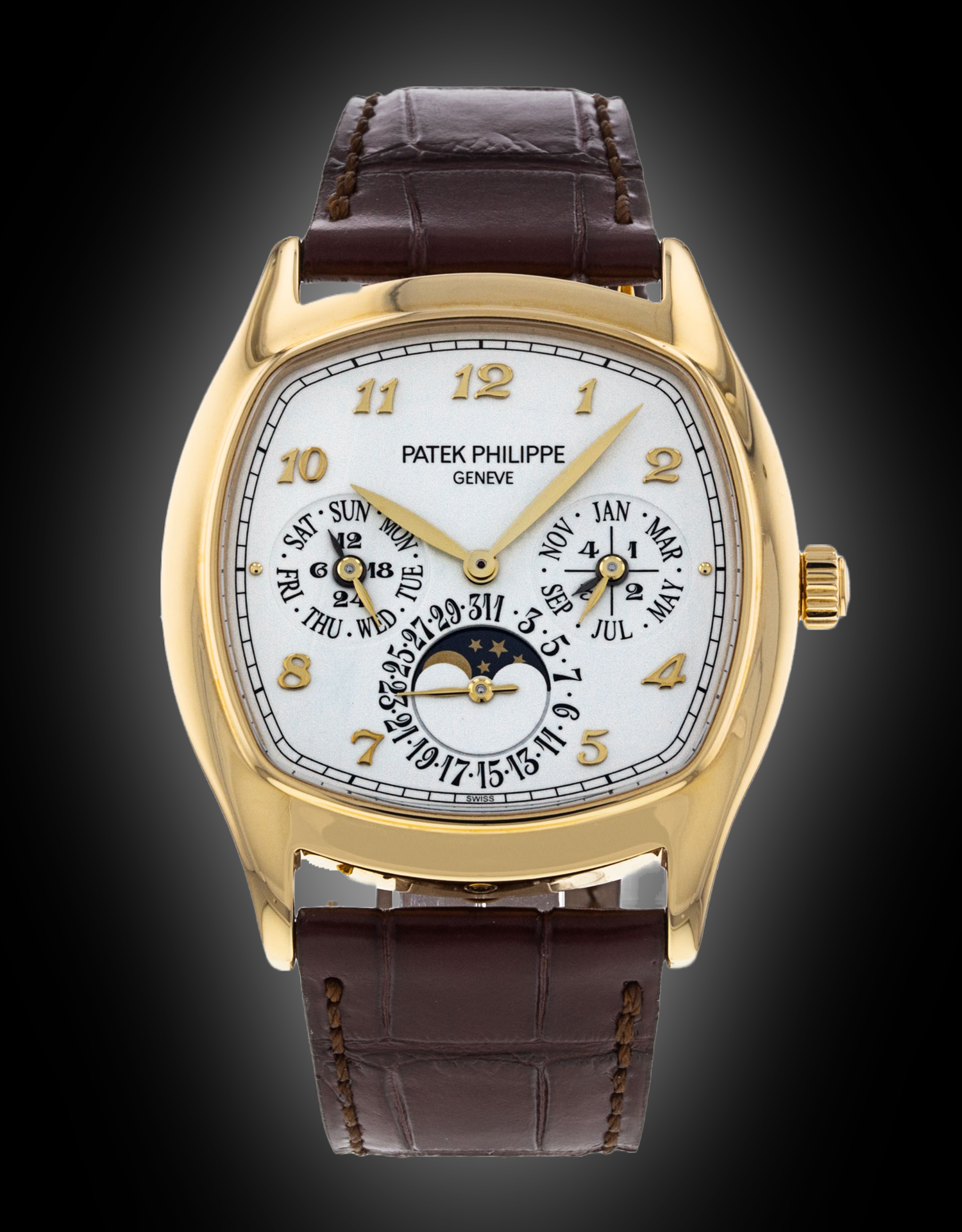 超美品 PATEK PHILIPPE ゴールド カフリンクス PATEK PHILIPPE パテックフィリップ ゴールデンエリプス