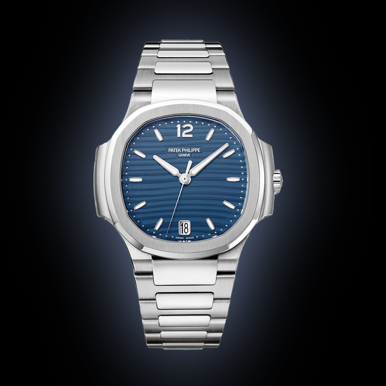 Patek Philippe Nautilus 7118 Blue Opaline Dial, Steel, mm