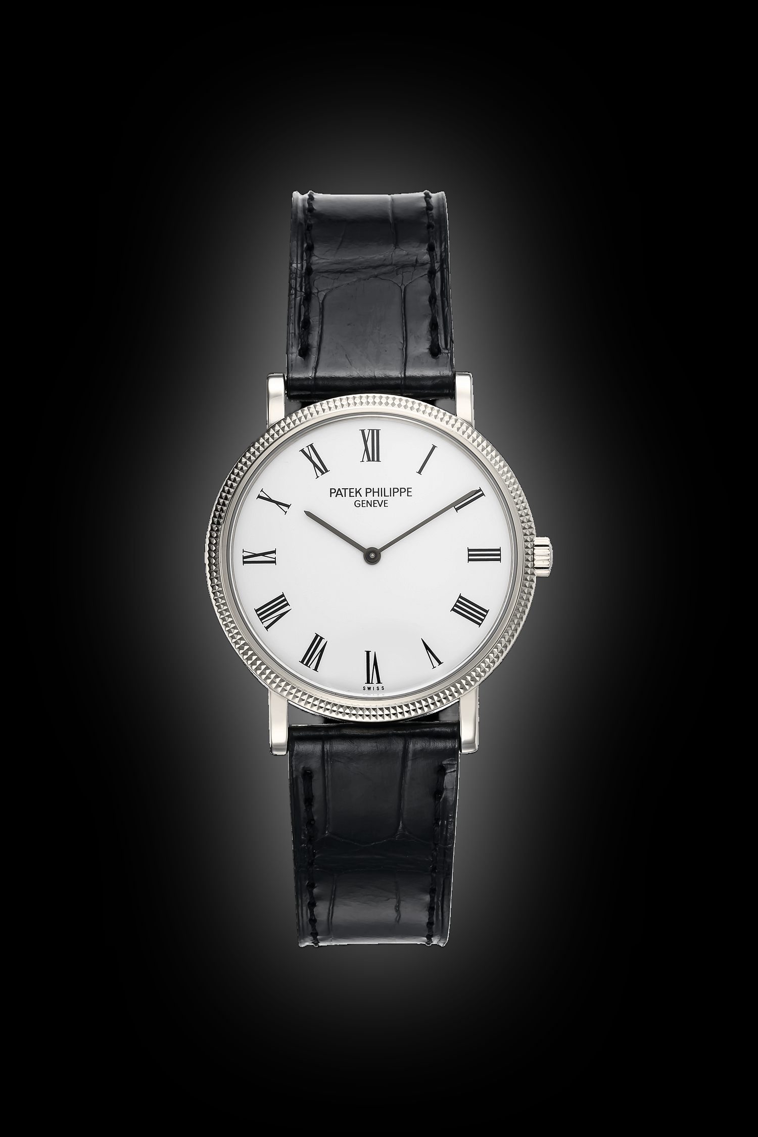 Patek Philippe Calatrava 5120 White Dial, Self Winding, Leather