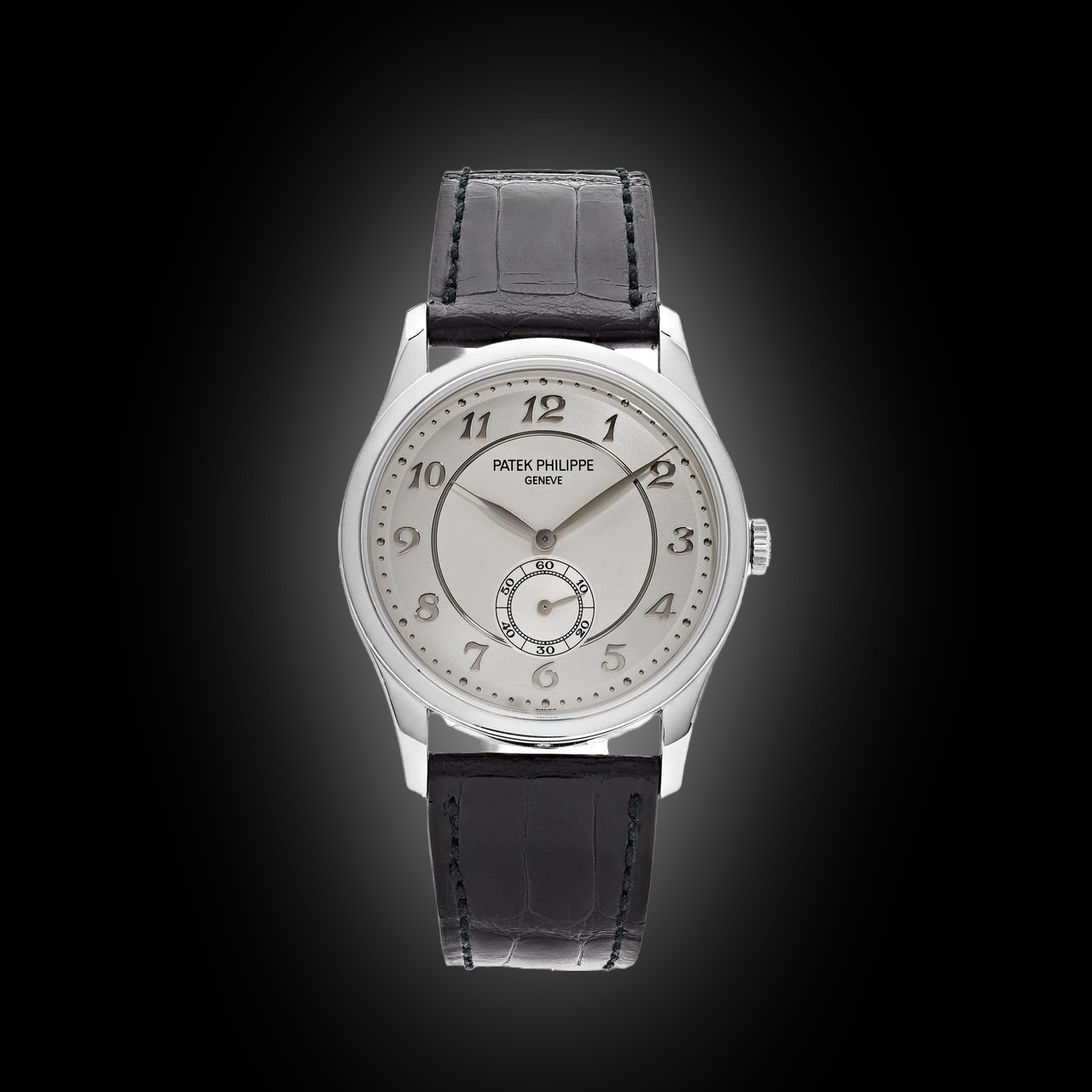 Patek Philippe Calatrava 5196 Silver Dial, Platinum, mm
