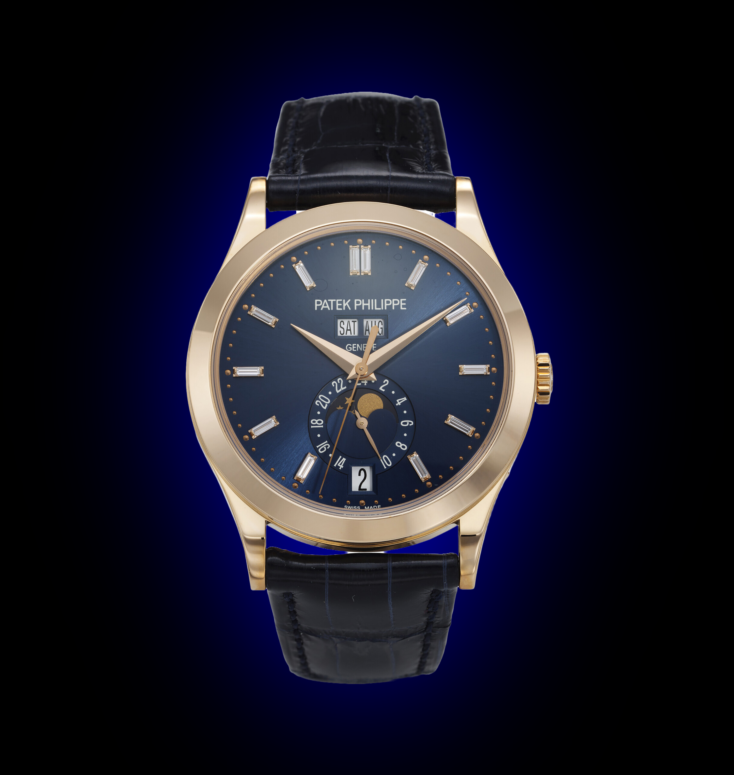 Patek Philippe Complications 5396 Blue Dial, Rose Gold, 38.5 mm