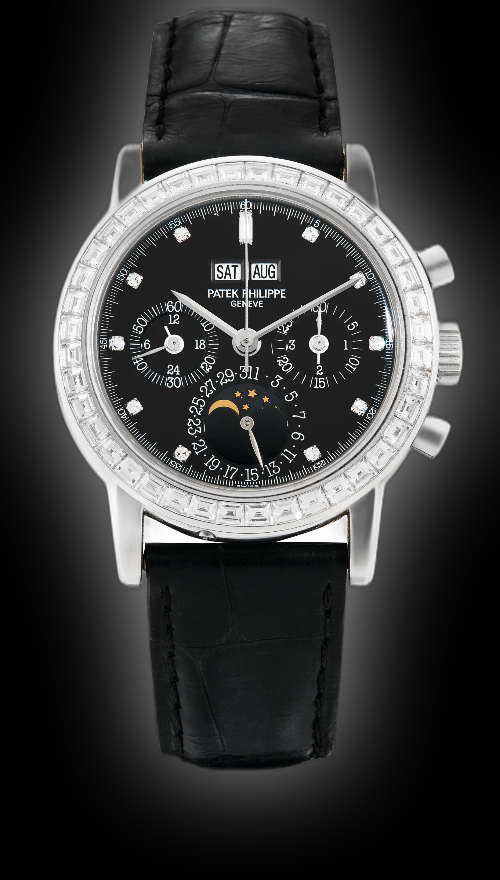 Patek Philippe Grand Complications 3990 Black Dial, Platinum