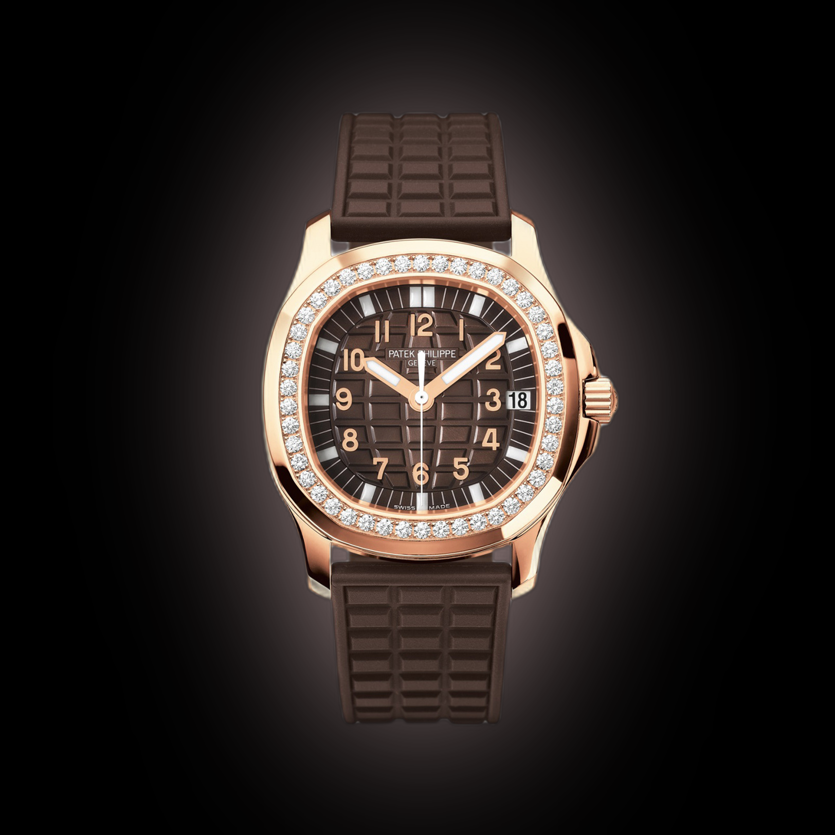 Patek Philippe Aquanaut 5068 Brown Dial, Rose Gold, 35.6 mm, Self